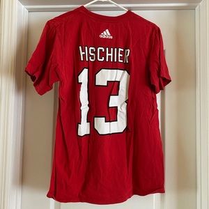 Adidas New Jersey Devils Nico Hischier Tee